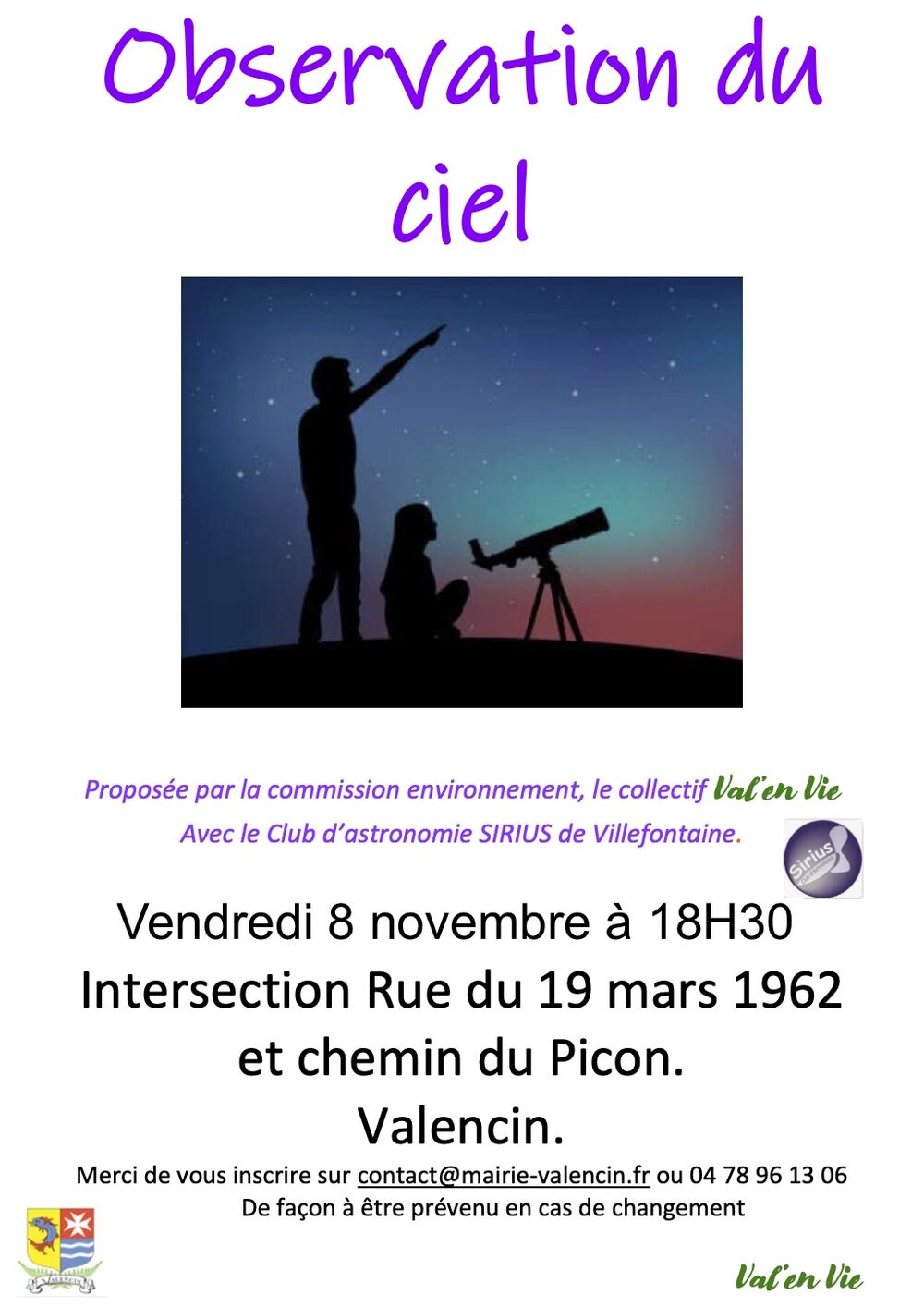 Observation du ciel