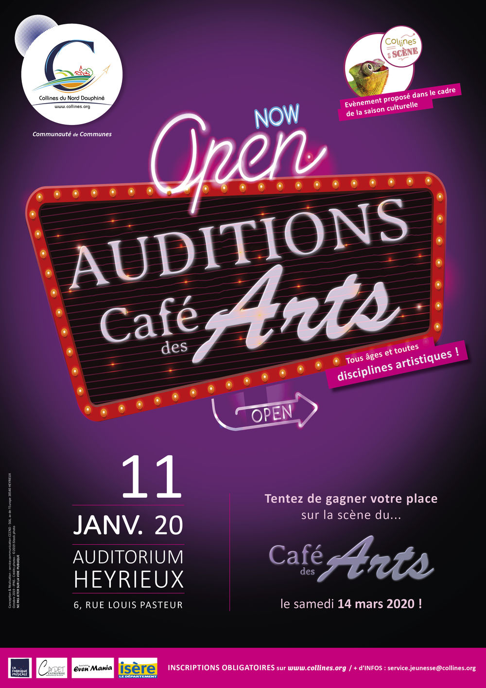 Audition d'artistes - Café des Arts