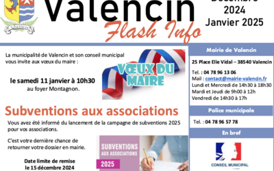 FLASH INFO DECEMBRE- JANVIER